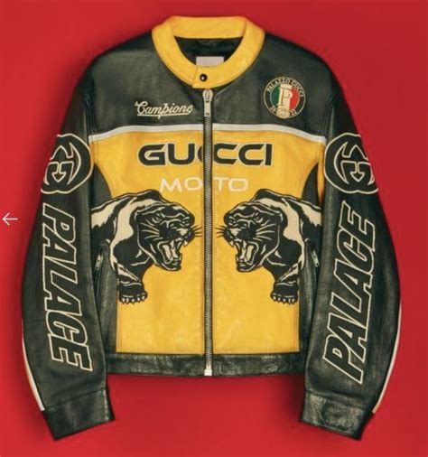 gucci racing jacket|gucci fur denim jacket.